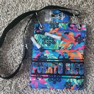 New Puerto Rico Crossbody Travel Zipper Purse